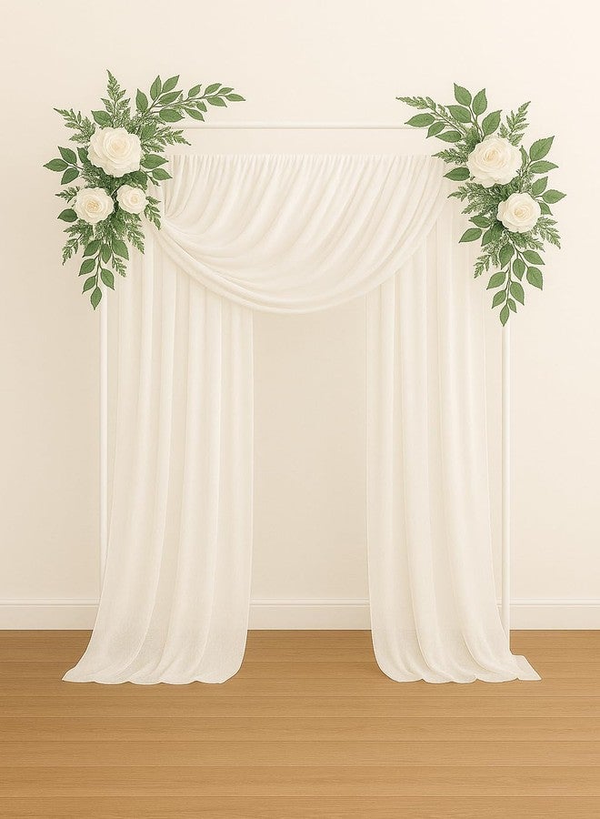 Vinspro Rectangle arch balloon decoration stand - Rectangle shape made of Pvc Plastic pipe 7ft in width and 6.2ft in height suitable for for Birthday, Anniversary and All Special Occasions. - Image 1